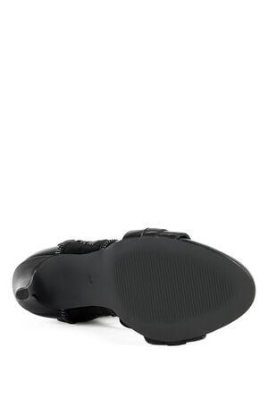 Women's Shainia Black Gladiator Sandals image number 5