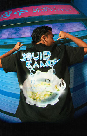 Squid Game Men's & Big Men's Challenges Graphic T-Shirts, 2-Pack Bundle 