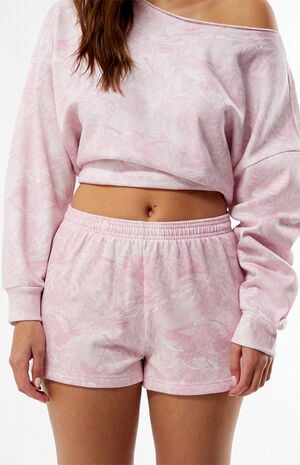 Tree Camo Fleece Shorts image number 2