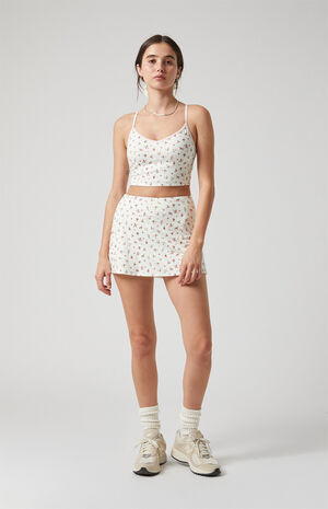 PAC WHISPER Active Floral Gemini Mini Skort image number 6
