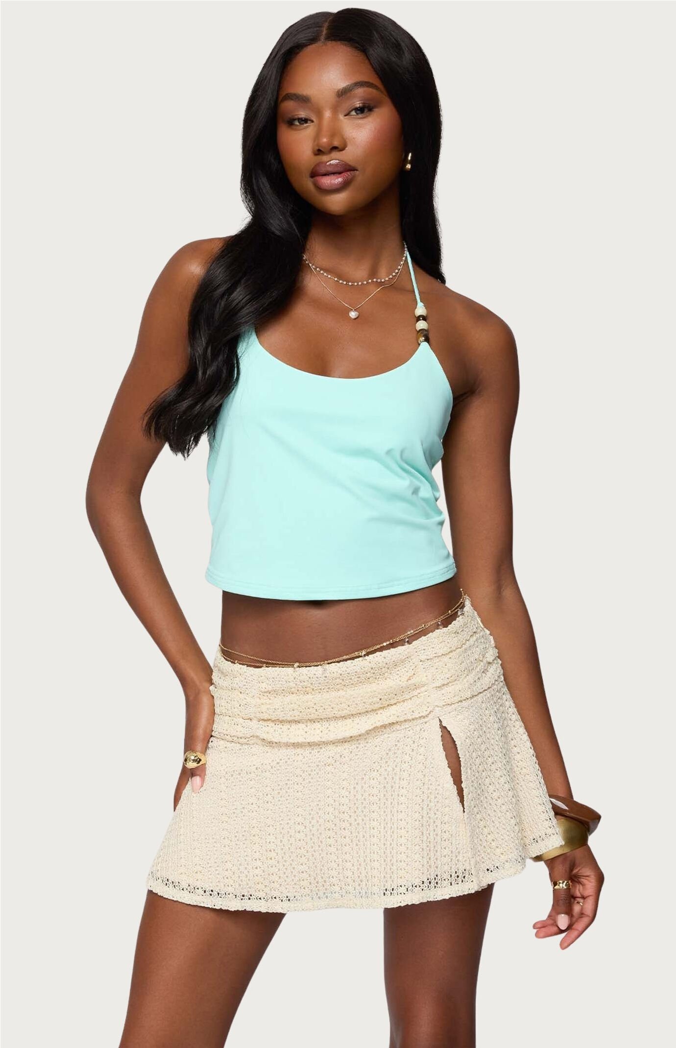 Edikted Radley Bead Halter Top