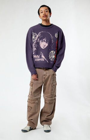 Faded Memories Cropped Sweater image number 3