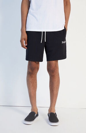 By PacSun Embroidered Mesh Basketball Shorts image number 3