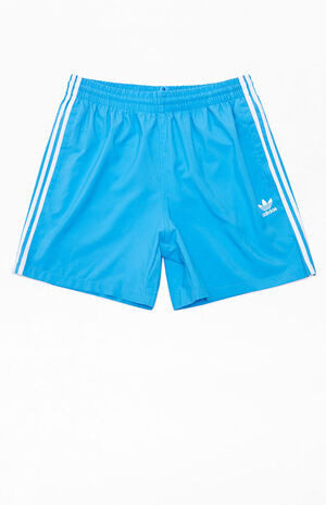 Blue Three Stripe Shorts image number 1