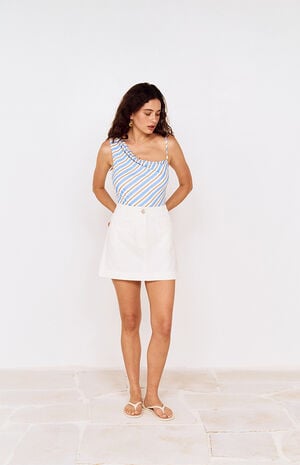 Sancia Striped Mesh Tank Top image number 5