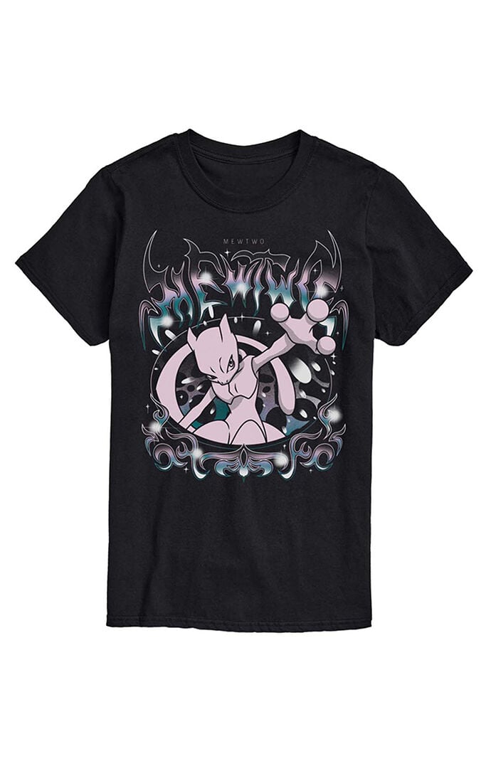 Hybrid Apparel Pokémon Mewtwo Grunge T-Shirt