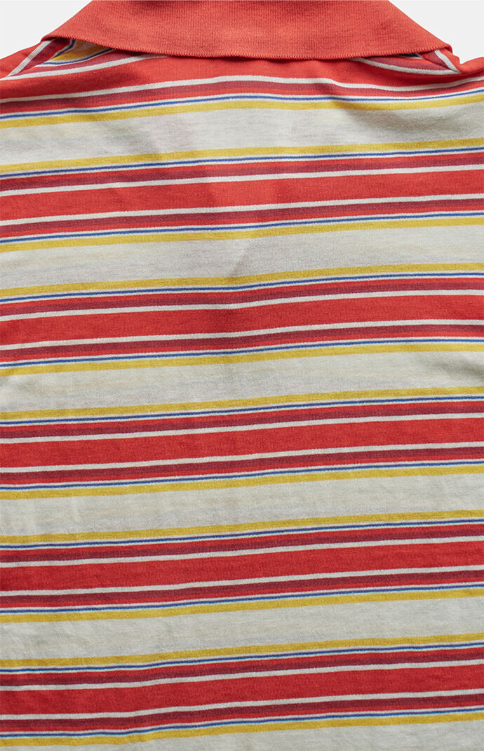 PS VINTAGE 80s Striped Polo Top