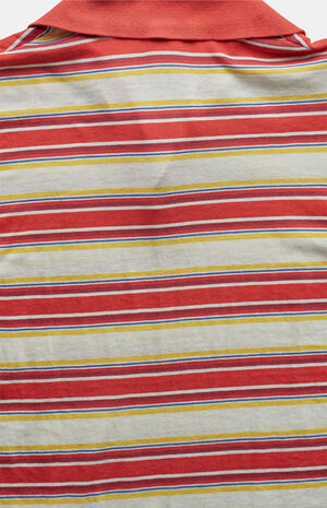 80s Striped Polo Top image number 2