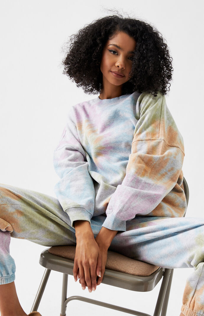 Trippy Tie Dye Classic Sweatshirt