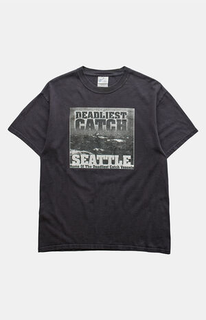 2000s Deadliest Catch Seattle Graphic T-Shirt image number 1