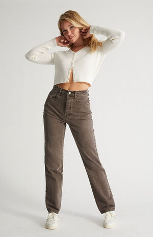Eco Brown&nbsp;Dad Jeans image number 2