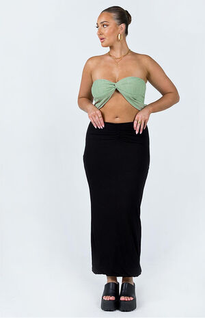 Green Mani Strapless Top image number 3