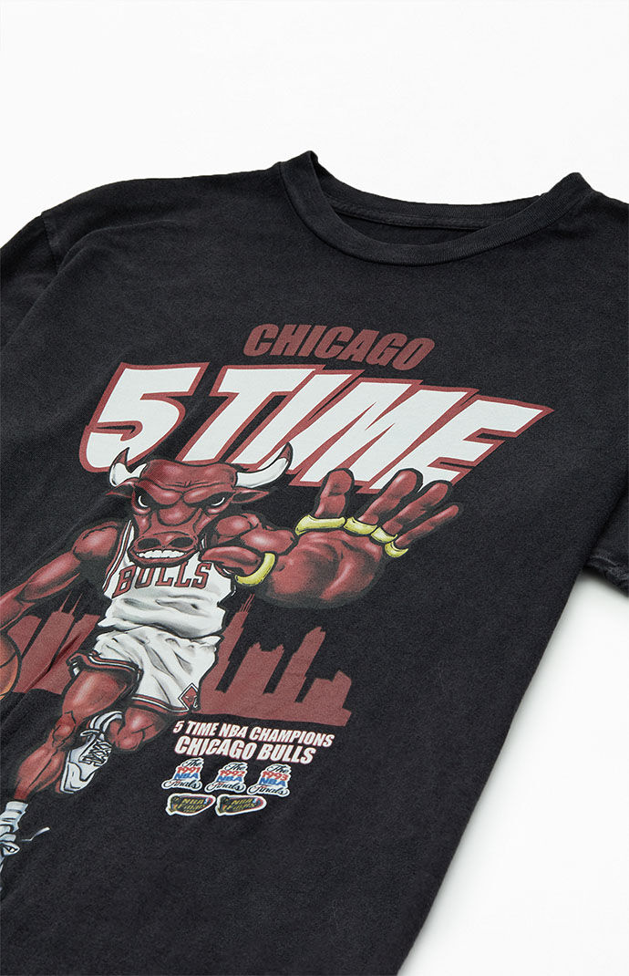 Mitchell Ness Chicago Bulls 5 Time T Shirt PacSun