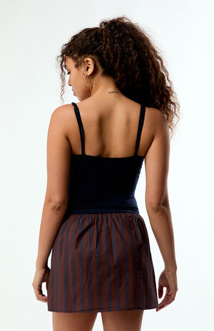 Striped Pull-On Mini Skirt image number 3