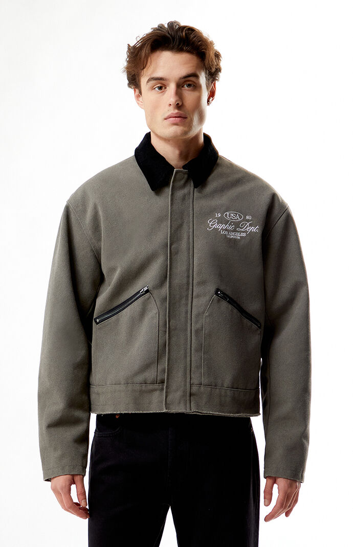 Pacsun Graphic Dept. Cropped Gas Jacket | PacSun
