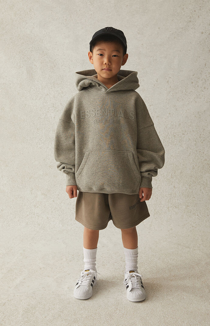 Essentials Heather Oatmeal Hoodie