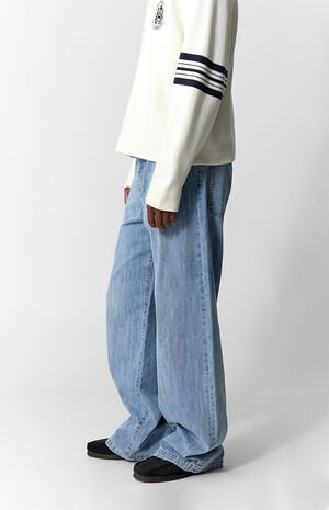 Blake Extreme Baggy Jeans NY Embroidery Medium Blue image number 3