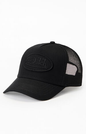 Black Staple Trucker Hat image number 4