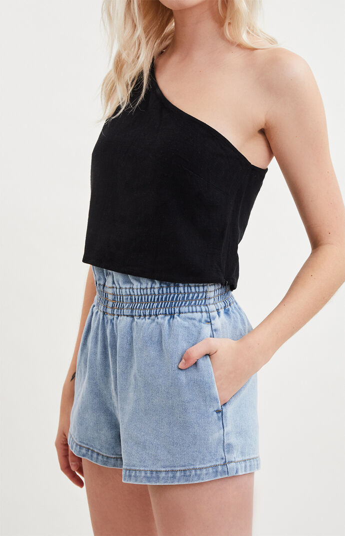 Paperbag Pull On Shorts