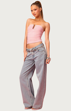 Barbie Curved Strapless Top image number 4