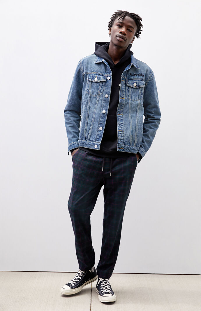 Pacsun denim jacket mens clearance