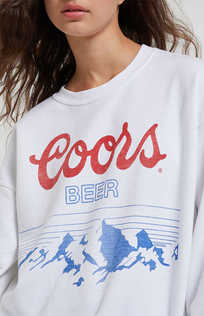 Junk Food Coors Beer Vintage Crew Neck Sweatshirt PacSun