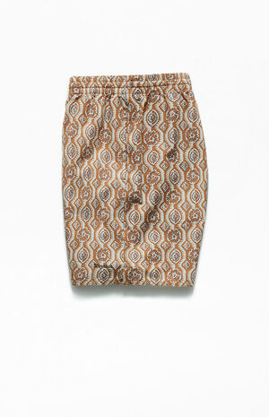 Eco Tan Floral Stripe 17" Swim Trunks image number 3