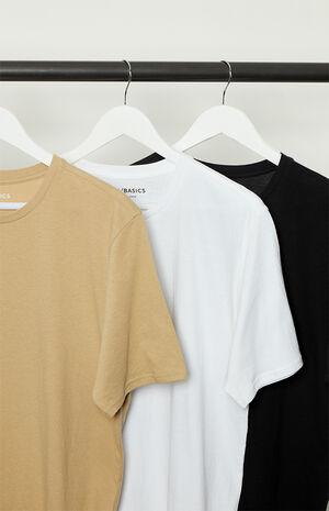 3 Pack Basic Scallop T-Shirt image number 2
