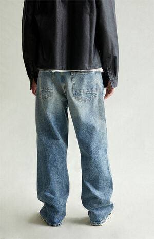 Dylan Baggy Jeans Medium Blue Wash image number 4