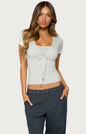 Malka Two Piece Tie Top image number 1