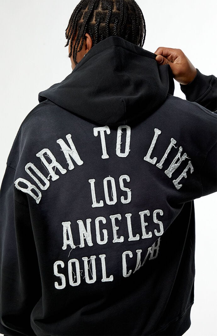 Pacsun Fate Raw Applique Full Zip Hoodie | Pacsun