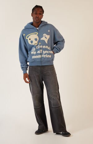 In The End Puff Graphic Zip Up Hoodie image number 4