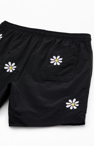 Daisy Embroidered 6.5" Swim Trunks image number 4
