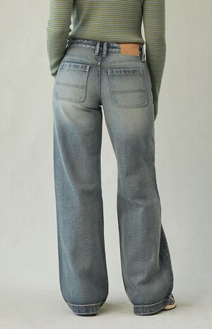 Casey Low Rise Baggy Jeans Light Blue Wash image number 5