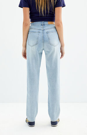 Dad Jeans Ripped Light Indigo image number 4