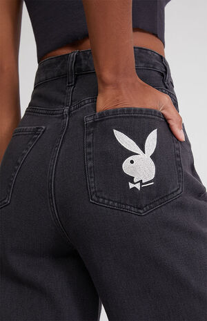 By PacSun Black Boyfriend Jeans image number 3