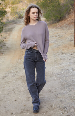 Mauve Pullover Sweater image number 4