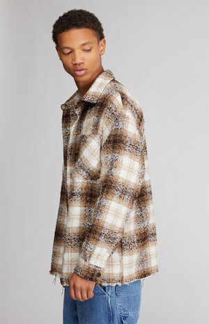 Sunstone Plaid Shacket image number 3