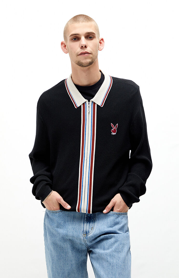 Playboy zip top up sweater