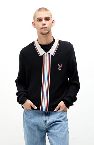 Playboy By Pacsun The Juice Zip Up Sweater Pacsun