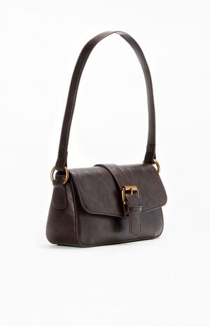 Brown Buckle Shoulder Bag image number 2