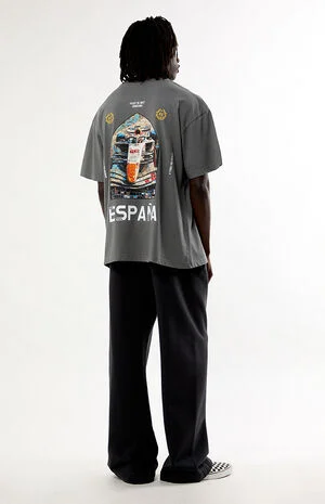 x Pacsun Spain Mosaic T-Shirt image number 4