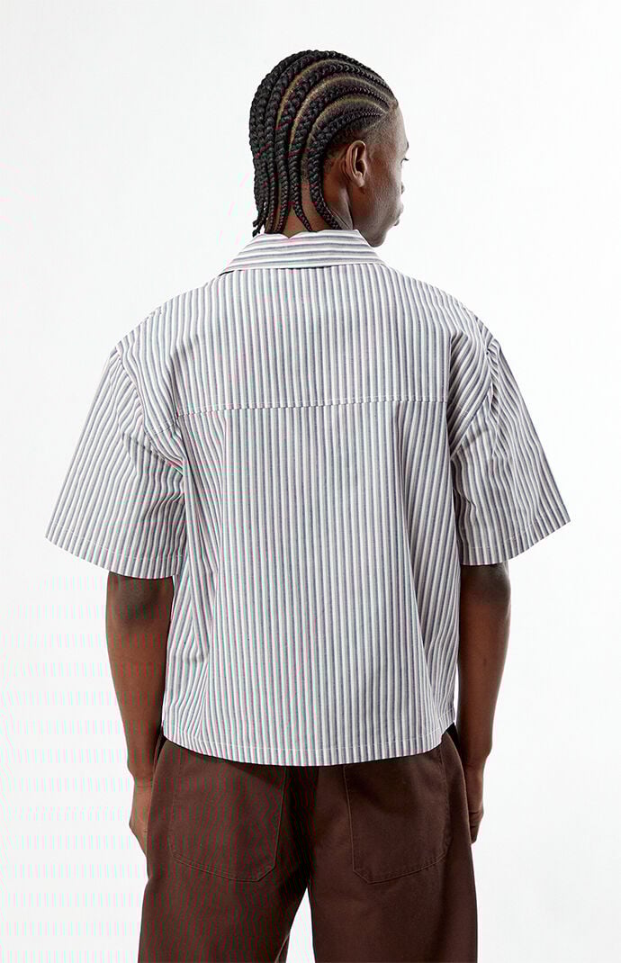 Pacsun Paseo Striped Camp Shirt