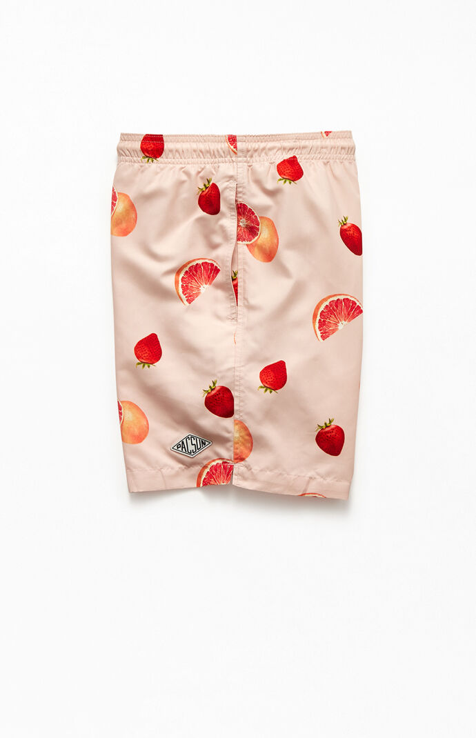 Assorted Fruit 17" Swim Trunks