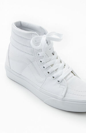 Sk8-Hi White Shoes image number 6