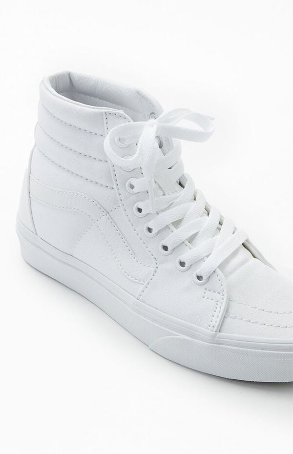 Vans Sk8-Hi White Shoes | PacSun