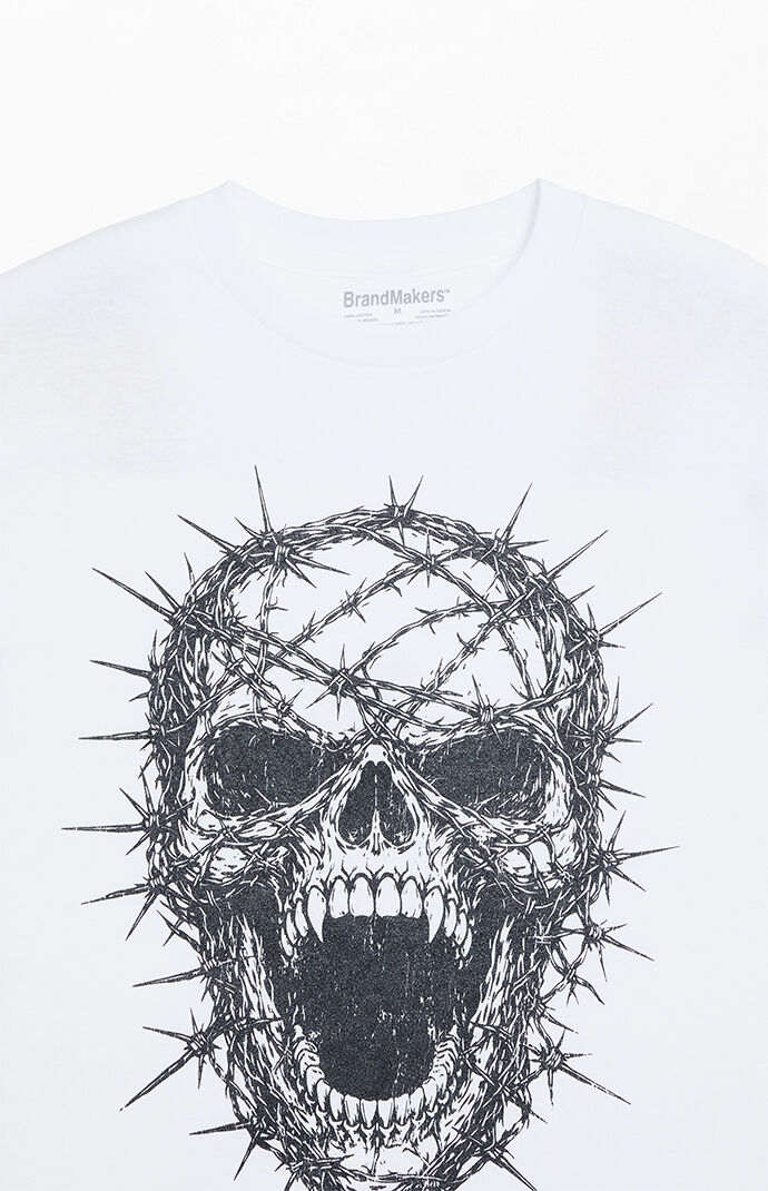 Barbed Wire Skull T-Shirt