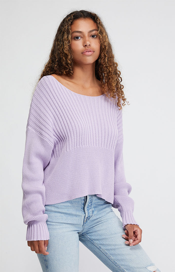 LA Hearts A Fall Date Pullover Sweater 