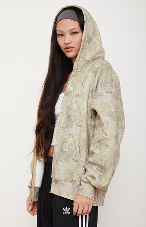 Camo Tree Zip Up Hoodie image number 2