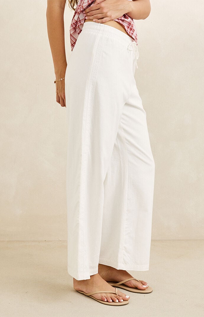 Rhythm Annabelle Lace Trim Beach Pants